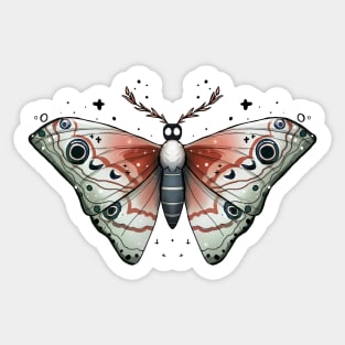 emperor moth Sticker